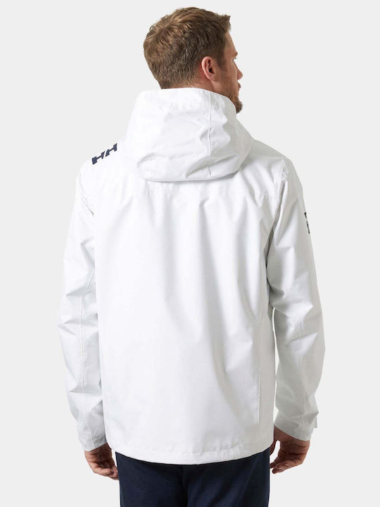 Helly Hansen Crew Herren Jacke Lässig Wasserdicht und winddicht Weiß