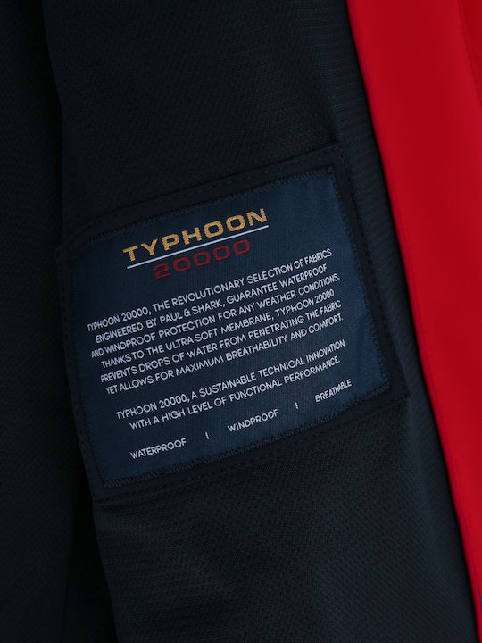 Typhoon Μπουφάν Αδιάβροχο και Αντιανεμικό Red