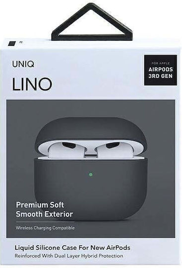 Uniq Hülle Silikon in Beige Farbe für Apple AirPods 3