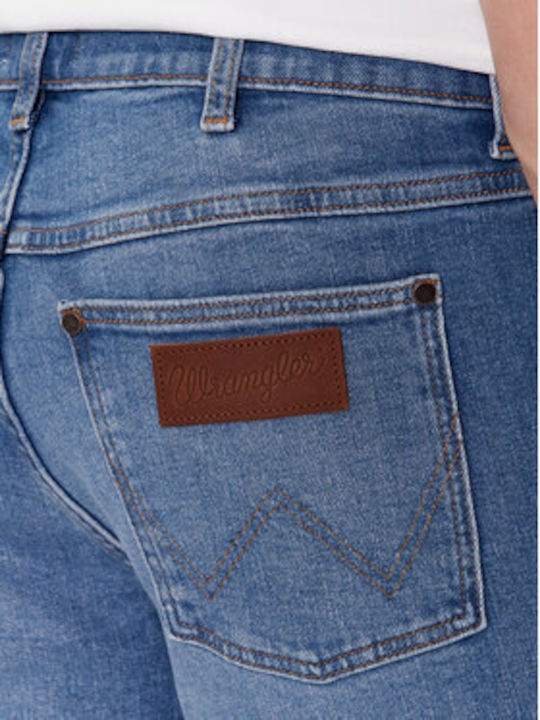 Wrangler Greensboro Pantaloni de Bărbați din Jean în Linie Dreaptă Blue