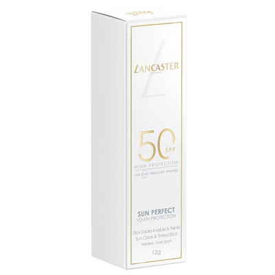 Lancaster Sun Perfect Youth Protection Sun Clear & Tinted Stick Crema protectie solara Stick SPF50 12gr