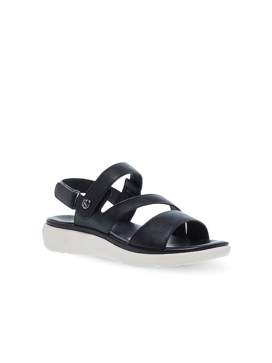 Parex Damen Flache Sandalen in Schwarz Farbe