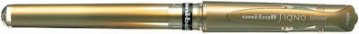 Uni-Ball Signo Broad Um-153 W Pen Rollerball 0.6mm with Gold Ink 12pcs