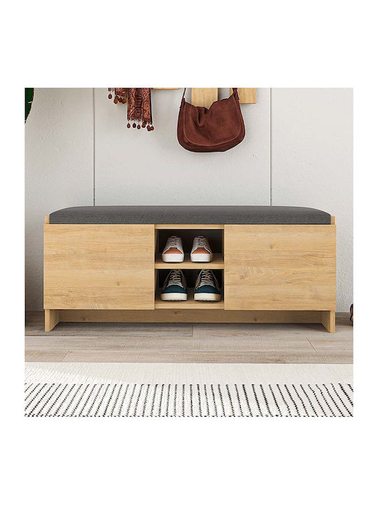Zulla Wooden Shoe Organizer Beige 110x37x43cm