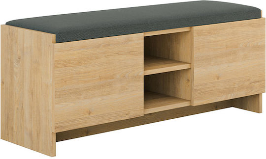 Ξύλινη Παπουτσοθήκη Zulla 110x37x43cm