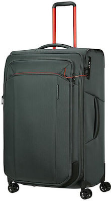 Samsonite Respark Spinner Large Travel Suitcase Black with 4 Wheels Height 79cm