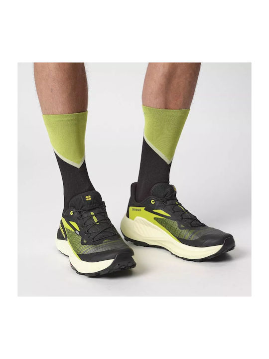 Genesis Sport Shoes Running Black / Yellow