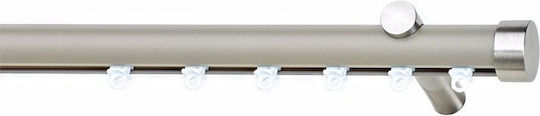 Bare Pentru Perdele Metalic Soleil Tapo Single Φ25mm 160cm Nichel culoare 3