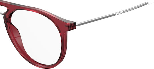 Levi's Acetate Prescription Eyeglass Frame Red LV1001 3KJ