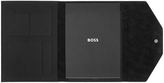 Boss Clipboard Conference for Paper A4 Black Folder 1pcs