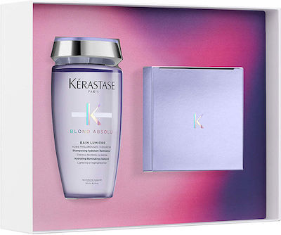 Kerastase Blond Absolu Limited Edition Haarpflegeset für gefärbtes Haar mit Shampoo und Maske 2Stück