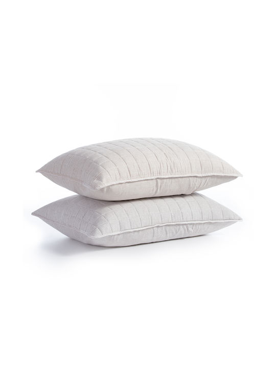 Nef-Nef Homeware Canfield Pillowcase Set Grey 52x72cm.