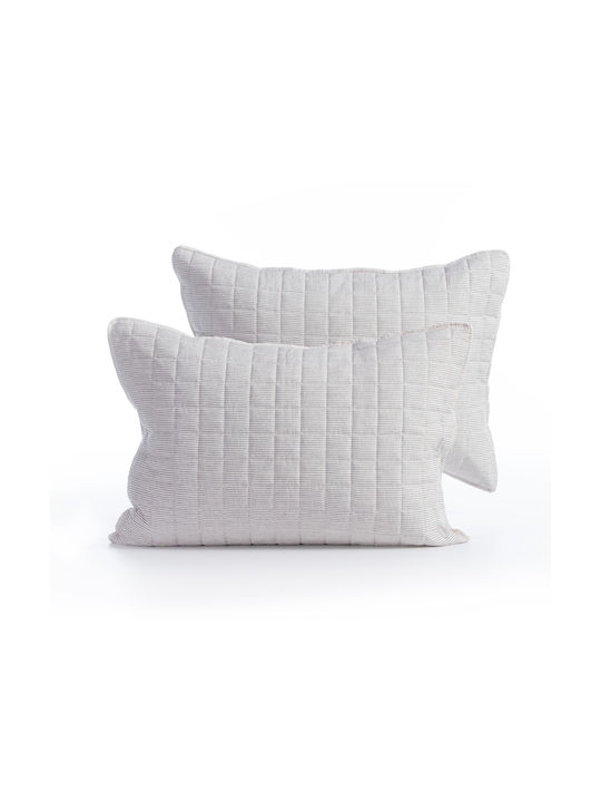 Nef-Nef Homeware Canfield Pillowcase Set Beige 52x72cm.