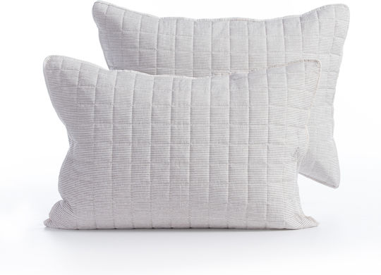 Nef-Nef Homeware Canfield Σετ Μαξιλαροθήκες Beige 52x72εκ.