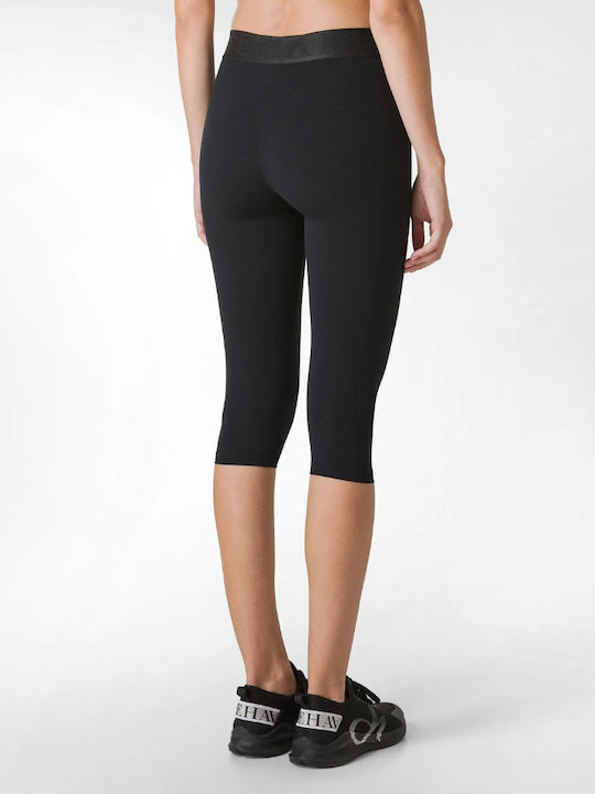 Schulung Frauen Capri Leggings Schwarz