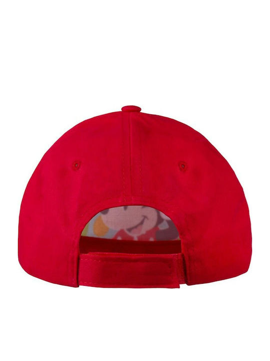Minnie Mouse Kids' Hat Jockey Fabric Red