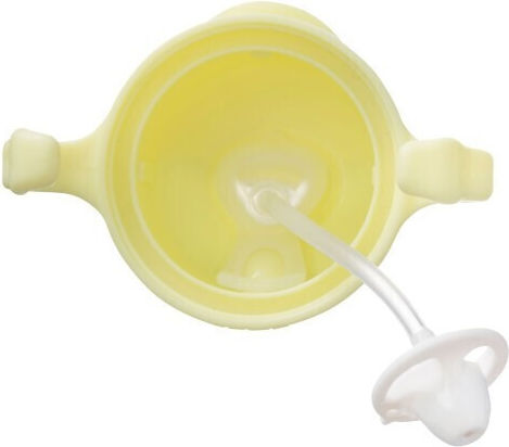 B.Box Kleinkinderbecher Sippy Cup aus Plastik Gelb 240ml für 6m+m+
