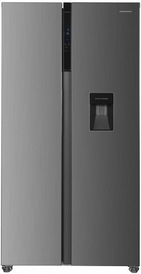 Heinner 439lt Total NoFrost Î176.5xL90xA59.5cm. Inox HSBS-H439NFXWDE++