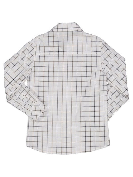 Birba Trybeyond Kids Checked Shirt Ecru