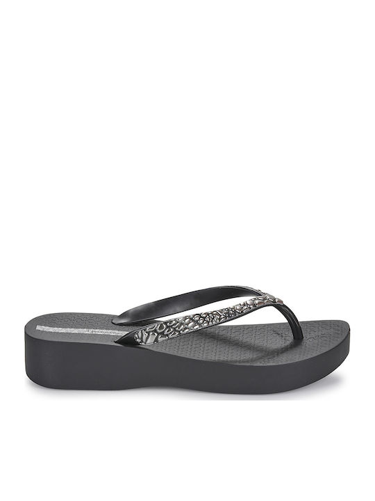 Mesh Ix Plat Women's Flip Flops Black