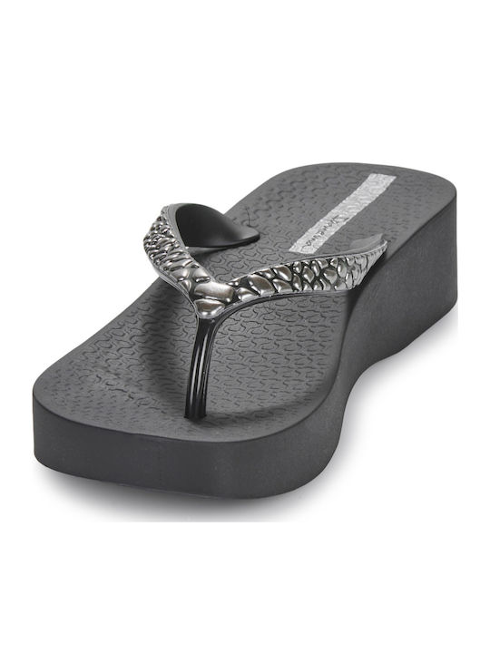 Mesh Ix Plat Women's Flip Flops Black