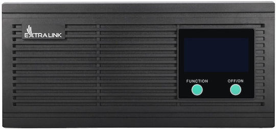 Extralink Lightning Pure Sine Wave Power Inverter 1200W with Input Voltage 24V Single Phase