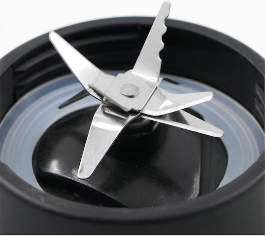 Homstar Μπλέντερ με Γυάλινη Κανάτα 1.5 lt 1000W Ασημί HS-GIB 1.5