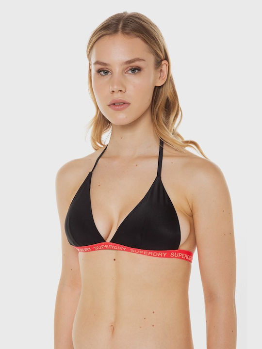 Superdry Triangle Bikini Top Black