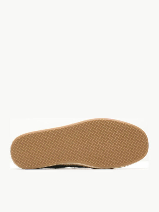Alonso Loafer Rope Leather Men's Espadrilles in Green Color