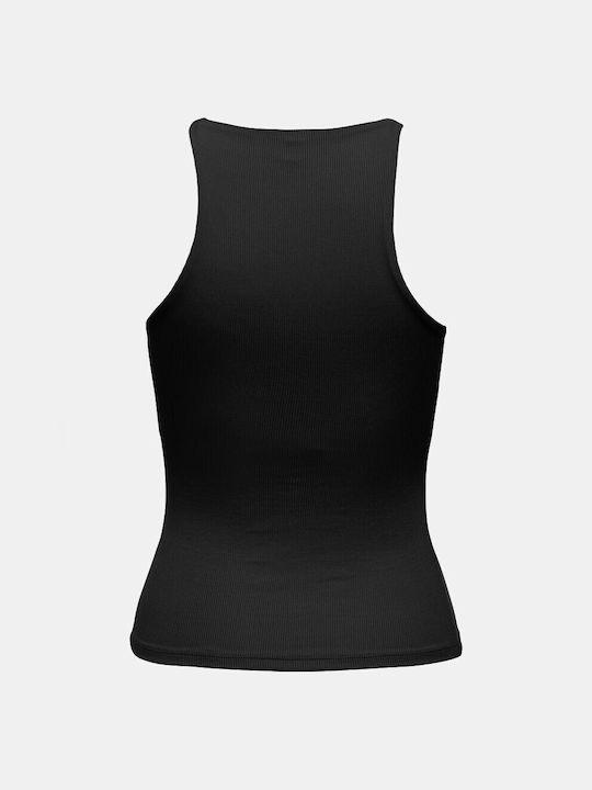 Only Damen Sportliches Bluse Langärmelig Black