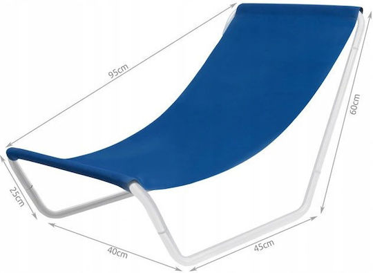 Malatec Chair Beach Blue Waterproof 60x45x40cm