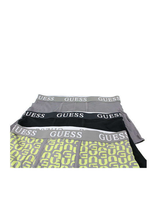 Guess Men's Boxers Yellow/black/gray 3Pack