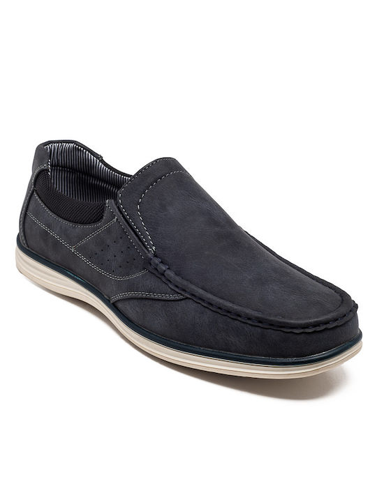 Voi & Noi Men's Boat Shoes Blue