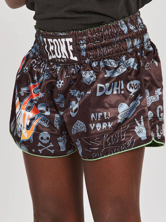 Leone 1947 Copii Shorts Kick/Thai Boxing Negru