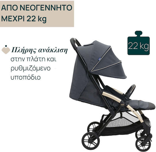 Chicco Goody Baby Stroller Suitable for Newborn Dark Shadow 6.9kg