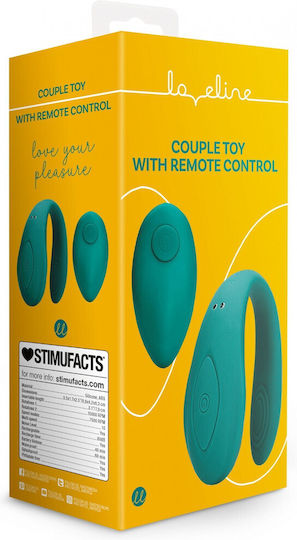 Shots Vibrator pentru cupluri 7.9cm Verde