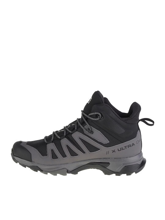 Salomon X Ultra 4 Men's Hiking Waterproof Boots With Gore-Tex Membrane Black Magnet Pearl Blue