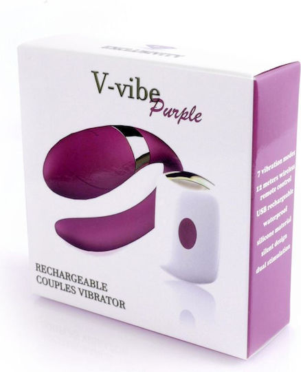 Boss Of Toys Vibrator for Couples with Remote Control Purple