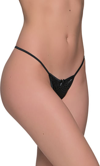 Milena by Paris Γυναικείο Sexy String Μαύρο