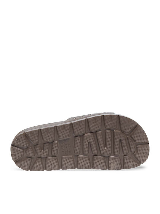 Men's Brown Slides