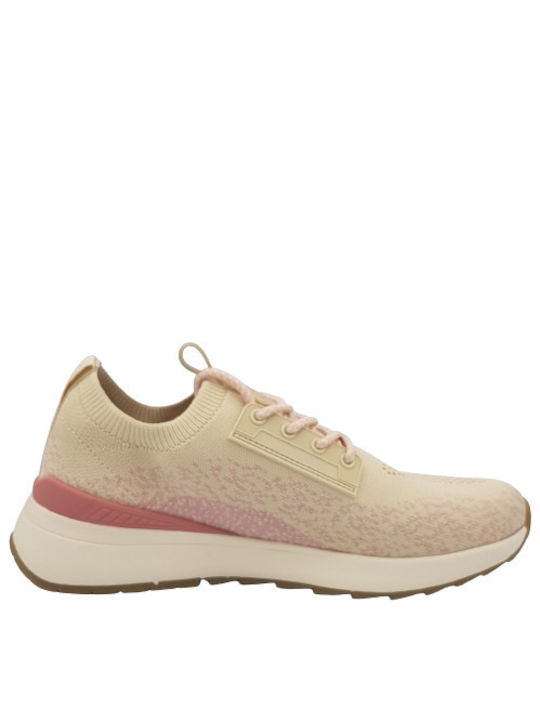 U.S. Polo Assn. Damen Anatomisch Sneakers Beige / Pink