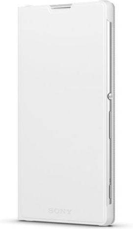 Sony Style Cover SCR48 Book Synthetic Leather White (Xperia M5)