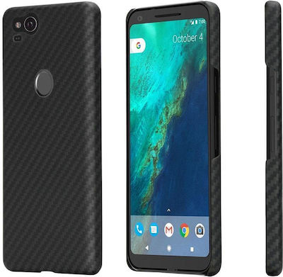 Pitaka Kevlar Body 0.65mm Plastic Back Cover Black (Google Pixel 2)