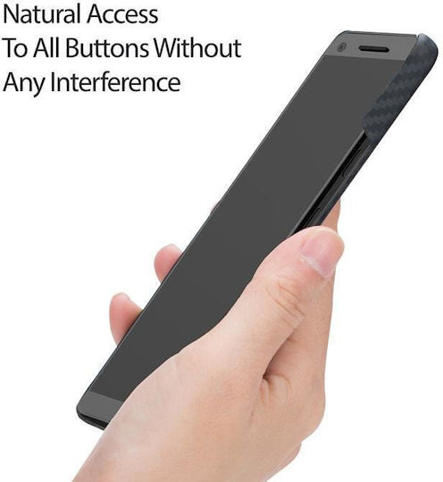 Pitaka Kevlar Body 0.65mm Back Cover Aramid Fiber 0.65mm Magnetic Black (Google Pixel 2)