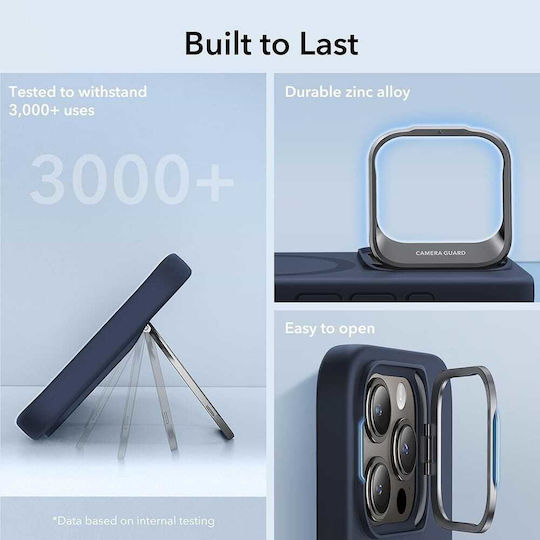 ESR Cloud Soft Halolock Kickstand Back Cover Σιλικόνης 1.2mm Μπλε (iPhone 15 Pro)