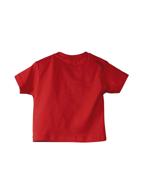 Kids T-shirt Red Νδ Από Κούνια