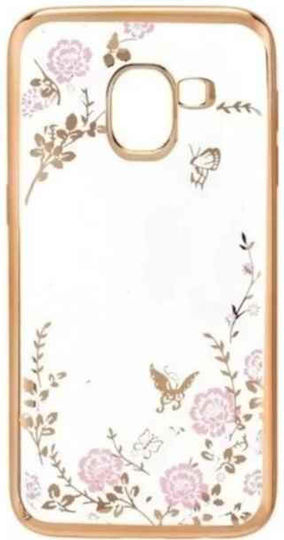 Forcell Back Cover Σιλικόνης 1.2mm Χρυσό (Galaxy J4+)