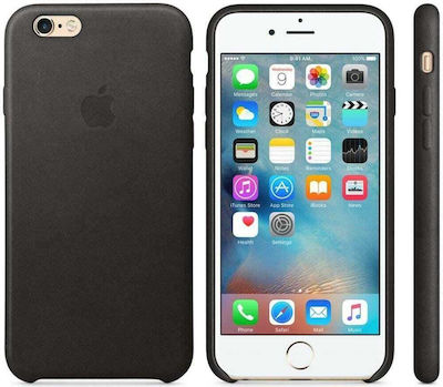 Apple Back Cover Leather Black (iPhone 6s Plus)