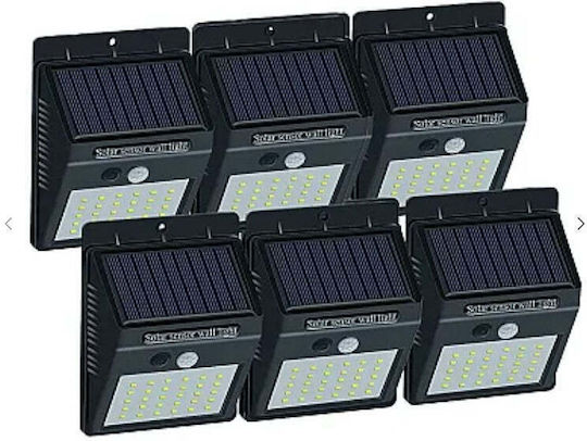 Lampă Solară Stradală 0.55W cu Senzor de Mișcare și Fotocelulă