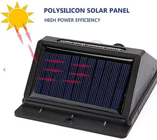 Lampă Solară Stradală 0.55W cu Senzor de Mișcare și Fotocelulă